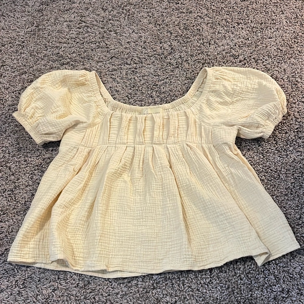Yellow Babydoll Styled Shirt